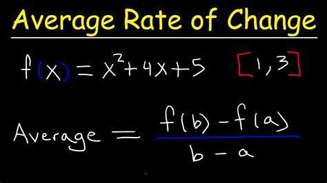 average rate of change precalculus|average rate of change formula.